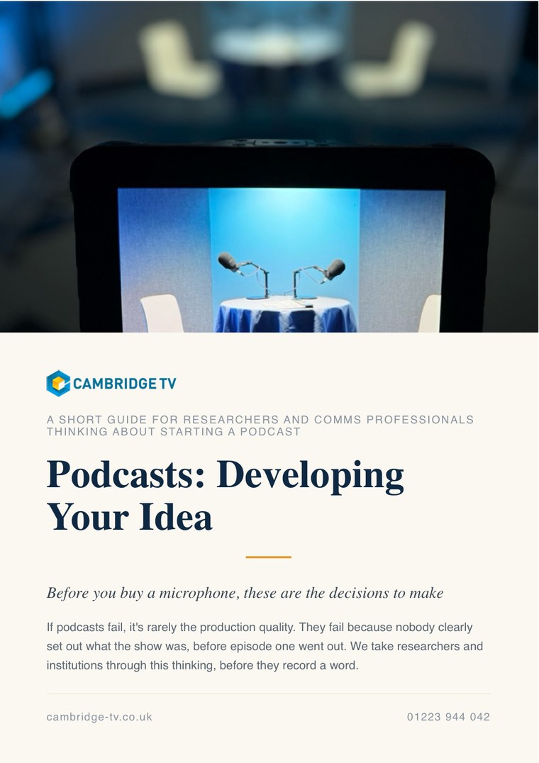 Cover of Podcasts: Developing Your Idea