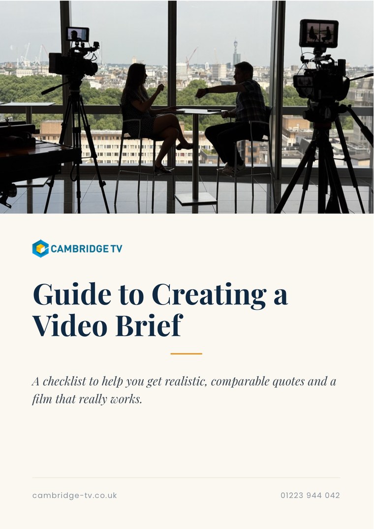 Cover of A Guide to Creating a Video Brief